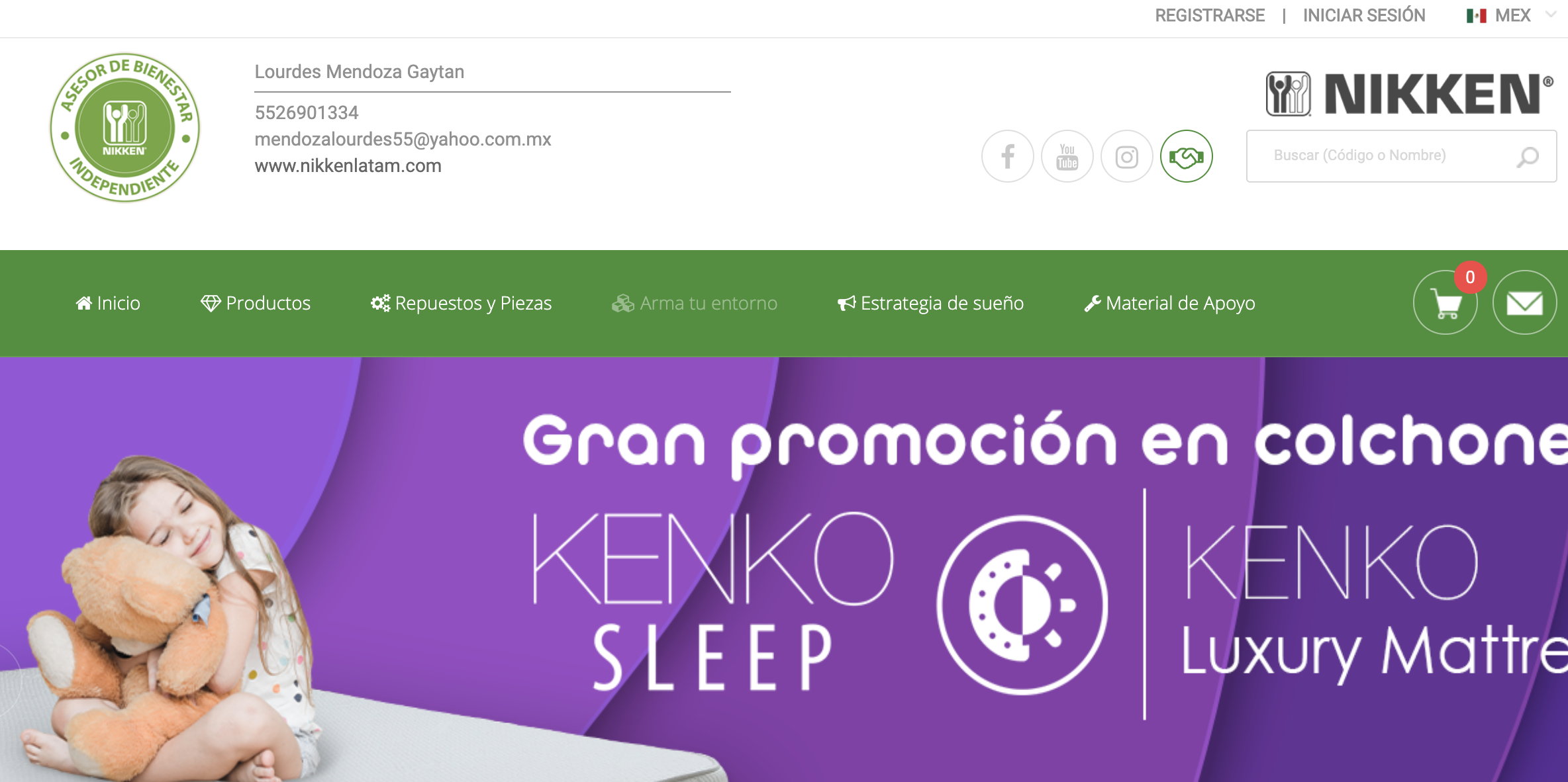 tienda online de productos Nikken